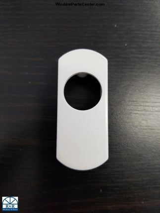 840-015- Amesbury Truth Gu Faceplate Key Cover - Swinging Patio Door Hurd White