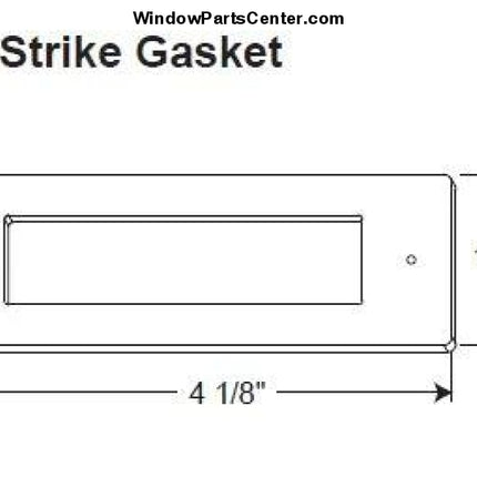 848 - Gu Sill Strike Gasket For Swinging Doors