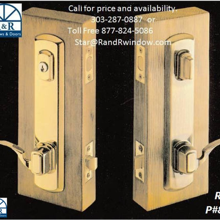 852 - Handle Set 6 Center To Bore (W&f Handle) Door