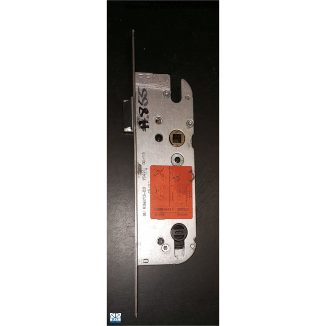 GU Single Point Gear Box  Hurd Door  part number 855 096140 Single Point GU Gear Box Hardware*  Schlosskasten Security / Schlossk. Sec. Orange Label:  6-29377-45-0-1 A  45-92-8 or 45-92-8 EINST.