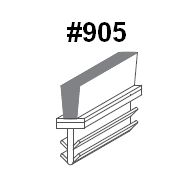 905 - Parting Stop Frame and Sash Weatherstrip
