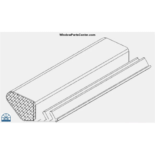 906 AmesburtyTruth Window Kurf Mounted Foam-tite Seal Weather-Strip. Part Number 12003, 906. Colors White, Sand and Bronze. Known Brands: AmesburyTruth, Hurd Windows, Vetter Windows and Crestline Windows 