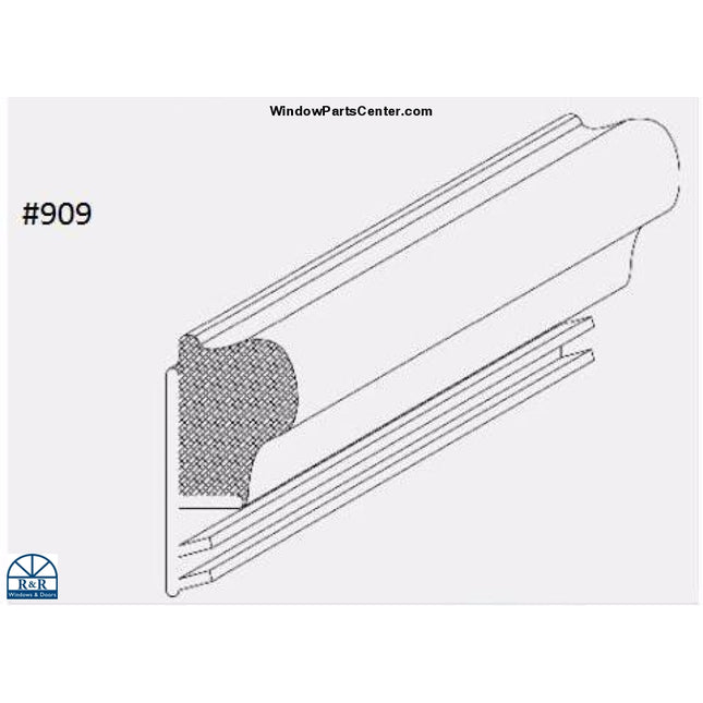 Window Weather-Strip Part Number 909, 015201
