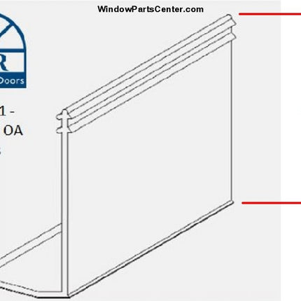 911 5/8 Snap-In-Vinyl Glazing Bead 1