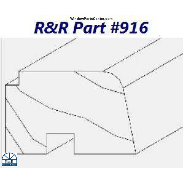 916 Wood Glazing Bead Exterior