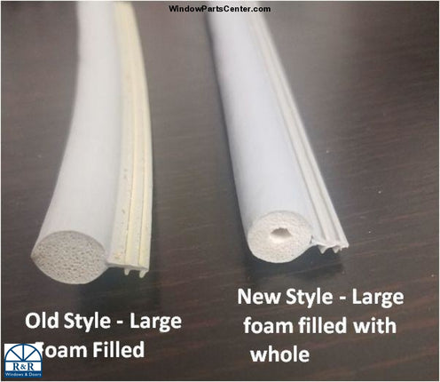 917 - Large Gray Weather Strip 3/8 Inch Bulb Weather-Strip