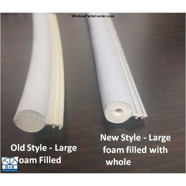 917 - Large Gray Weather Strip 3/8 Inch Bulb Weather-Strip