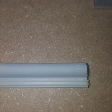 Amesbury Truth .300 Hollow Bulb Window Seal Gray Window Weatherstrip with Hollow Off-White Foam Filled. Part Number 918, 039053, 12138112291250