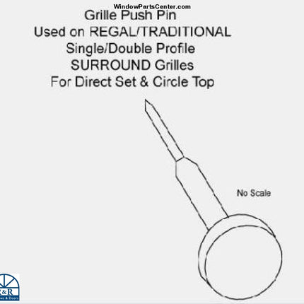 925 Grille Pin And Grommet Pack Clips Pins Retainers