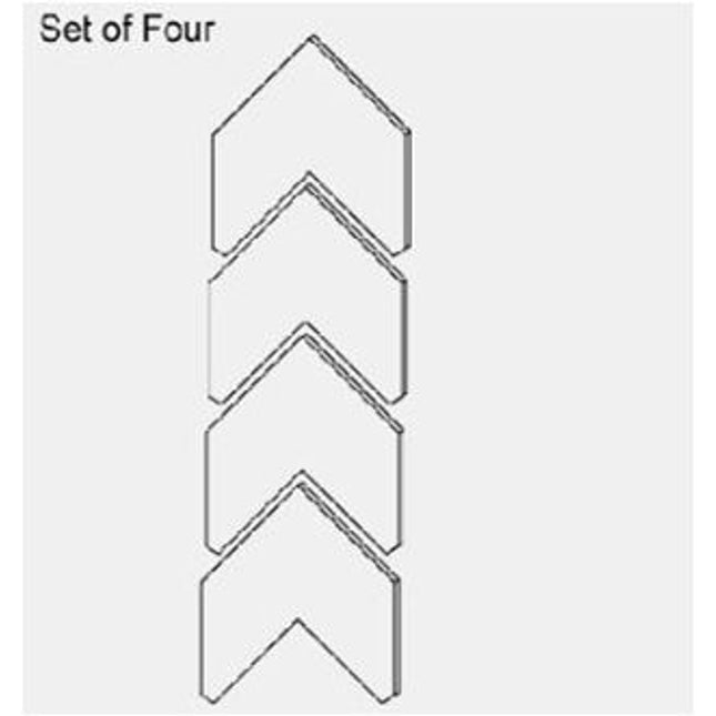 964 - Nailing Fin Corner Pad - Set Of 4
