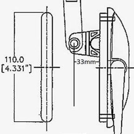 987 - Roto Vinyl Casement Window Lock New Style