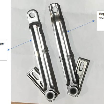 C2013 -Roto operator bracket Die Cast With Stainless Steel Arms Connect Arm Notched Out