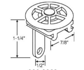 S3024 Patio Screen Door Guide With Wheel Manufacture Used By: PeachTree