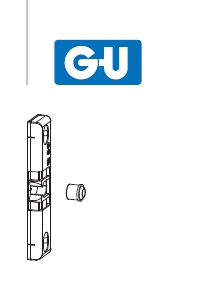 S4018 - G-U Bullet-Catches Window and Door Catch 12MM FL - Centered