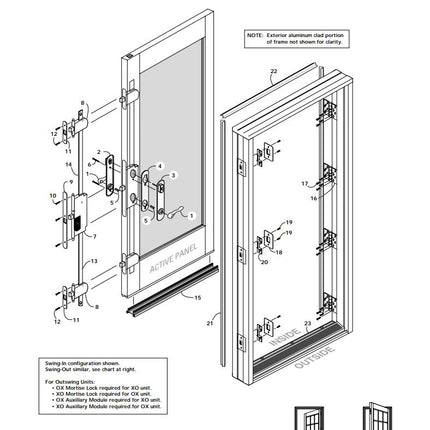 S4112 - Peachtree Multipoint Mortise Lock Citadel IPD Citation W&F