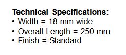 S4116 GU Replacement Flush Bolt