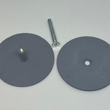 S9005 Don-Jo BF 161  Hole Filler Plate Cover 2-1/8in, Gray Primed