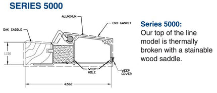 SP15489 - Swinging Patio Door Hydrosill Weather Strip