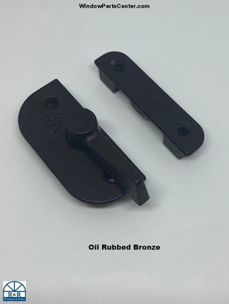Bb12006 - Double Hung Sash Check Rail Lock And Keeper Oil Rubbed Bronze Window Hardware