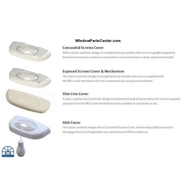 C10000Ns - Interlock Pro Latch Flip Auto Lock Kit Sash Lock Cover Slimline And Asa Cover Vinyl