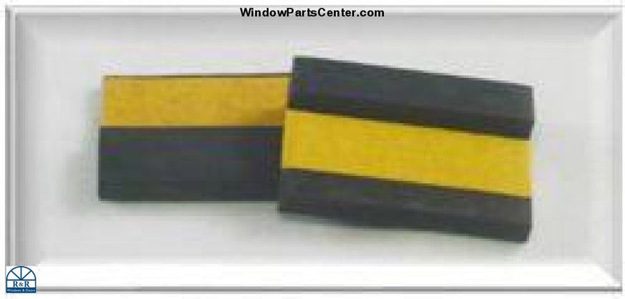 C1003 1/8 Step Adhesive Block Pack Vinyl Window Part