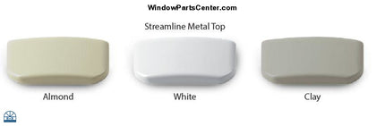C1010 - Amesbury Truth Window Auto Lock. Colors White, Almond and Clay
