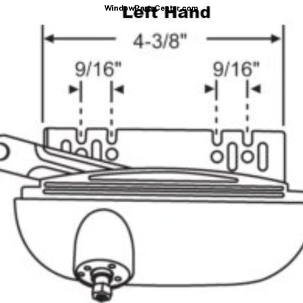 C2002 Roto Interlock Casement Split Arm Operator – R&R Windows & Doors