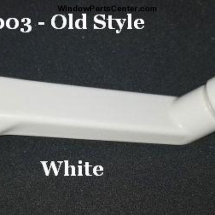 C2003 Roto Interlock Non Folding Handle 5/16 Inch Hex Cascade Casement Awning Window. Color White. Part Number P4601, 37-157W, C2003Known Part Number: C2003, P4601, 7-1849BW