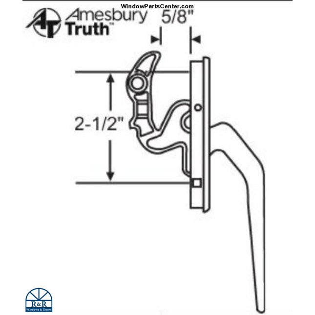 C2008 - Amesbury Truth Die Cast Lock Bar for Awning and Casement Windows