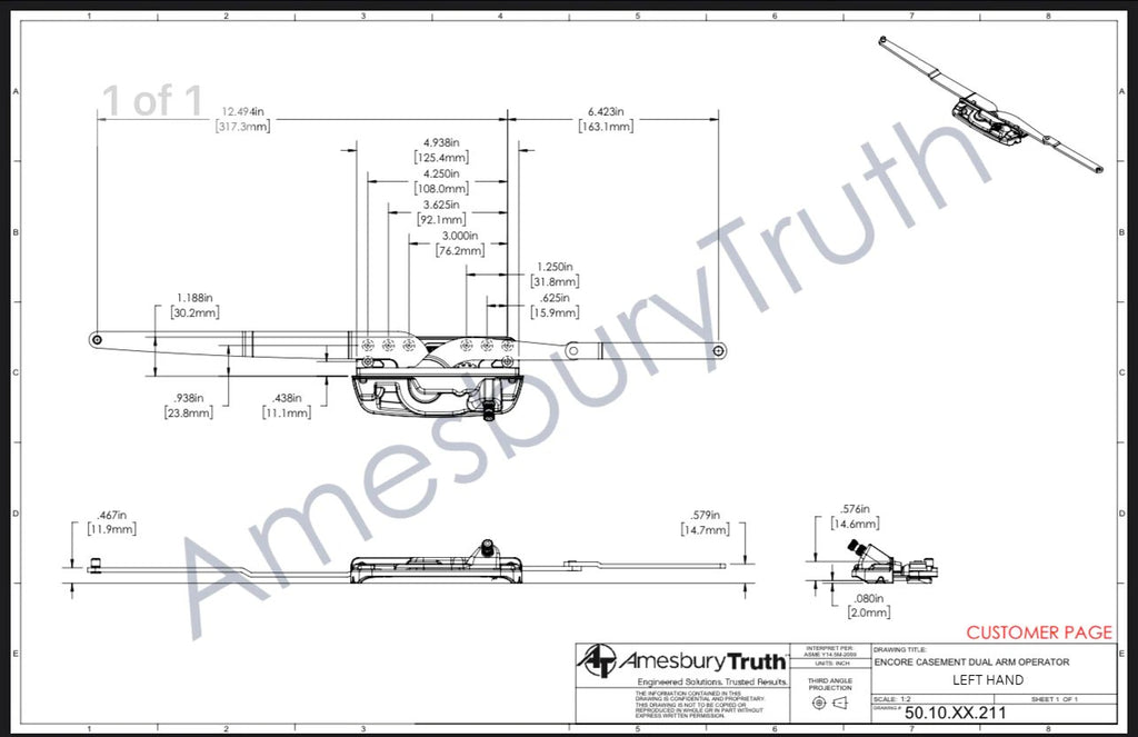 Window repair hardware Amesbury Truth Maxim Operator R&R Windows & Doors