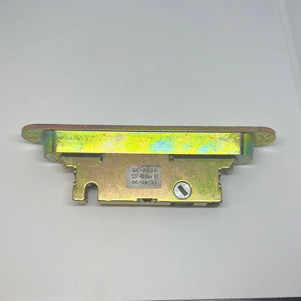 S3026 - Deadlatch Assy. Brass Plated Mortise Lock 45-Degree with Pocket Trim Plate