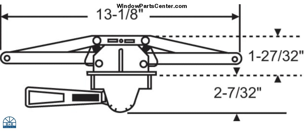 Lever Type Awining Operators Lever Awning Window Operator - Amesbury Truth – R&R Windows & Doors