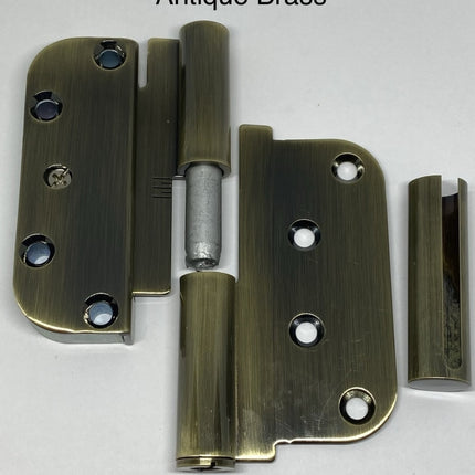 R801/r802 - Rockwell M3 Dual Adjustable Lift Off Concealed Ball Bearing Hinge Right Hand / Antique