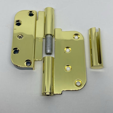 R801/r802 - Rockwell M3 Dual Adjustable Lift Off Concealed Ball Bearing Hinge Right Hand / Bright