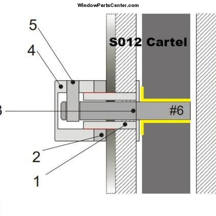 RocYork No-Ha 2.0 L S011 Locco and S012 Cartel  Doorknob Privacy Lock for  Water Closet Toilet Lock