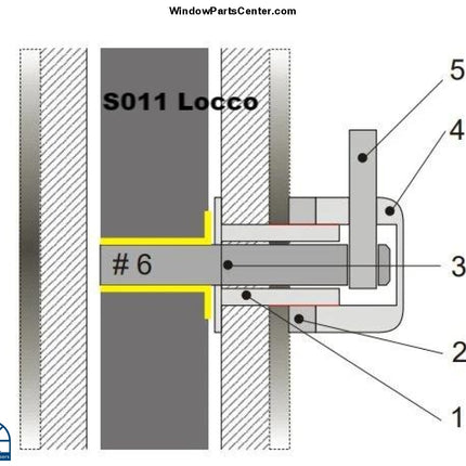 RocYork No-Ha 2.0 L S011 Locco and S012 Cartel  Doorknob Privacy Lock for  Water Closet Toilet Lock