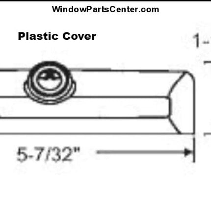 Amesbury Truth EntryGard Operator Contour Cover Plastic - Color Bronze ITEM 36-173PCV-1, Color White ITEM 36-173PCV-3,  S1002