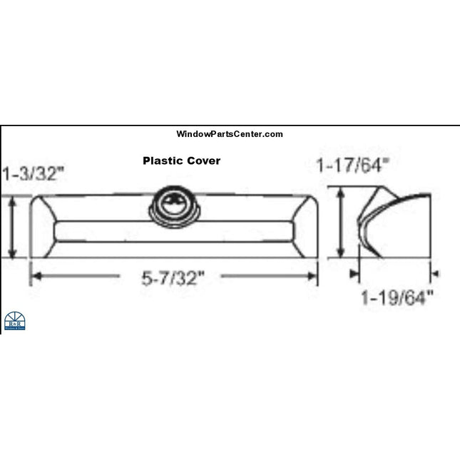 Amesbury Truth EntryGard Operator Contour Cover Plastic - Color Bronze ITEM 36-173PCV-1, Color White ITEM 36-173PCV-3,  S1002