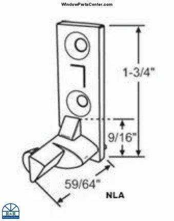 S1003 Sash Pivot Pin Set - Weather Shield Visions 2000 Double Hung part Number 640005