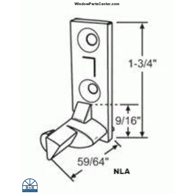 S1003 Sash Pivot Pin Set - Weather Shield Visions 2000 Double Hung part Number 640005