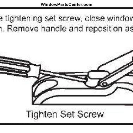 S1004 Entrygard Folding Handle Conversion Kit Casement Window Parts