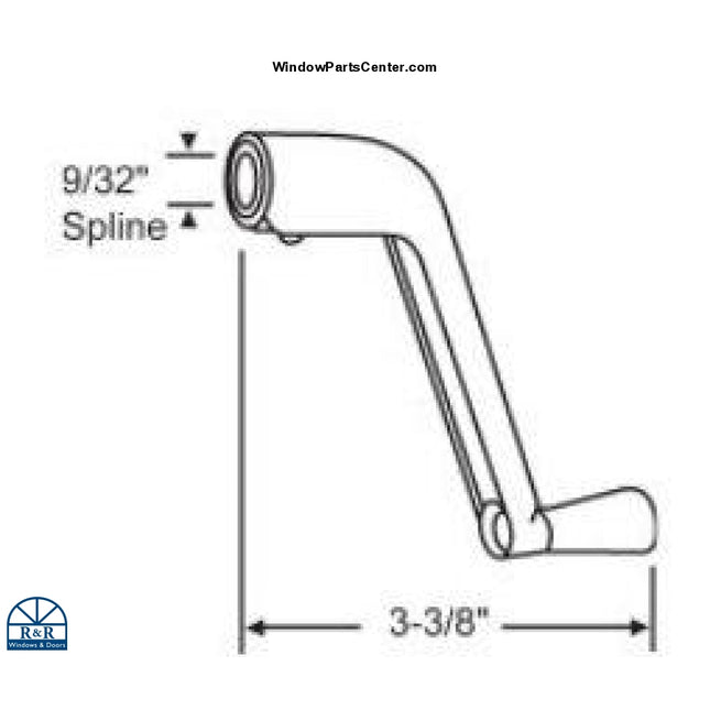 S1013 - Peachtree Casement Operator Crank Handle Window Parts