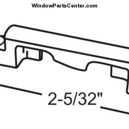 S1044 Window Cam Lock With Keeper