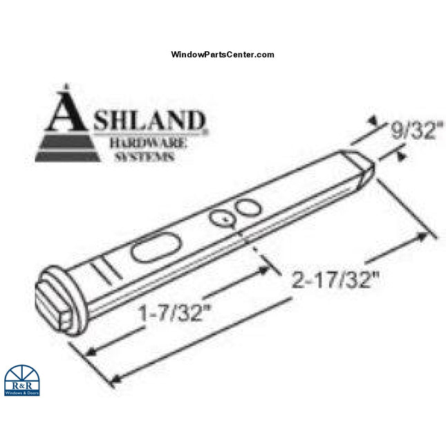 S1081 Ashland Pivot Bar For Double Hung And Single Hungs