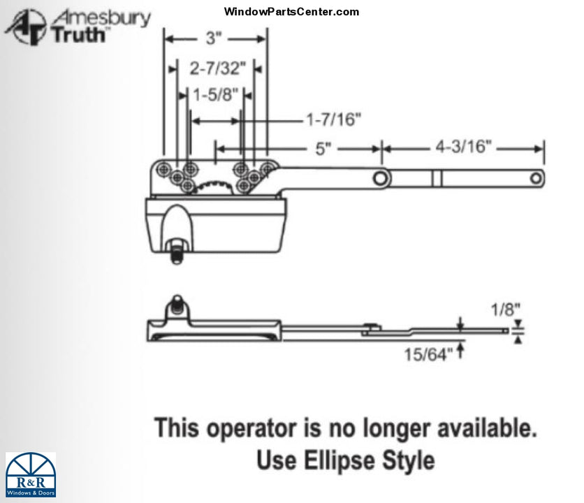 Casement Window Operators, Parts and Accessories – R&R Windows & Doors