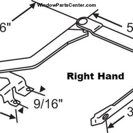 Pella Casement Roto Sill Mounted Operator Known Part number: 900-8865