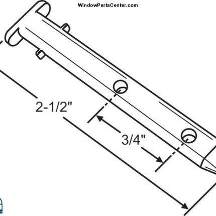 S1086 - Universal Pivot Bar Pack Of 2 Double Hung
