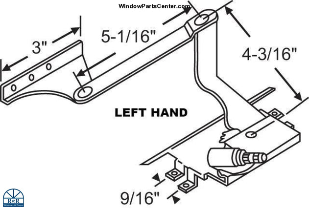 S1088 Pella Architect Designer 1993 to 1999 ProLine 1991 to 2000 Casement Operator