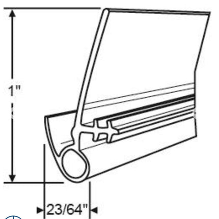 S1094 -Peachtree Casement And Awning Frame Window Weather Stripping Strip