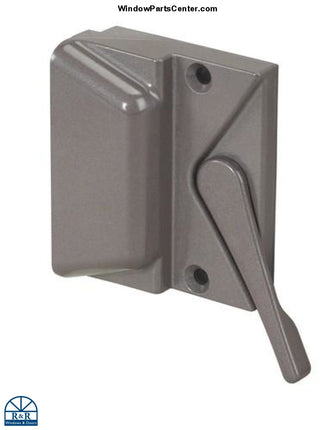 S1107 Amesbury Truth 16 Series HomeGard Casement Window Sash Lock. Color Bronze. Known to have been used on: Crestline, Vetter and Peachtree Windows. Known part number stamped on back: 45428 Truth, Replacement version for locks stamped with 21328A